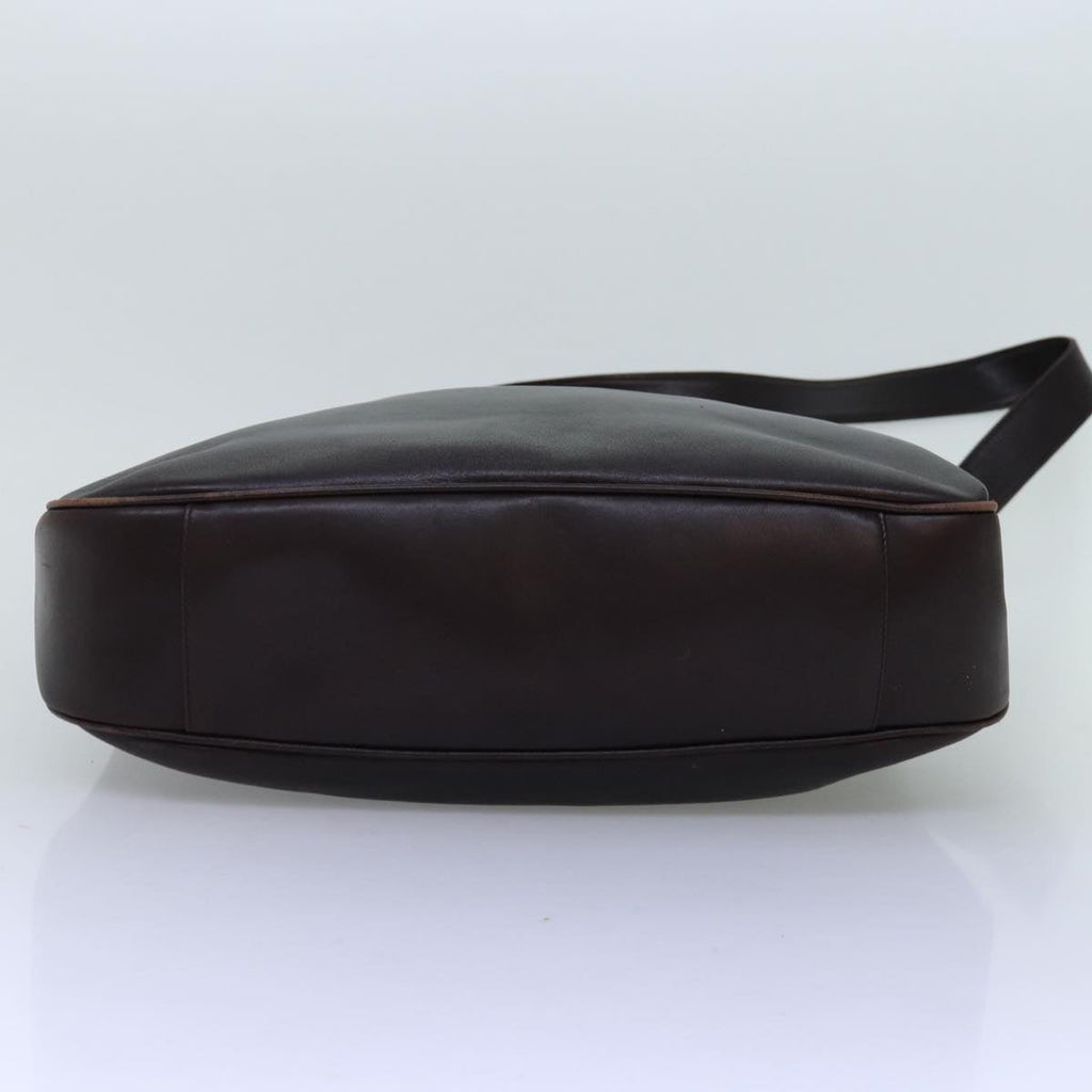 GUCCI Bamboo Shoulder Bag Leather 2way Black 001 1577 74564
