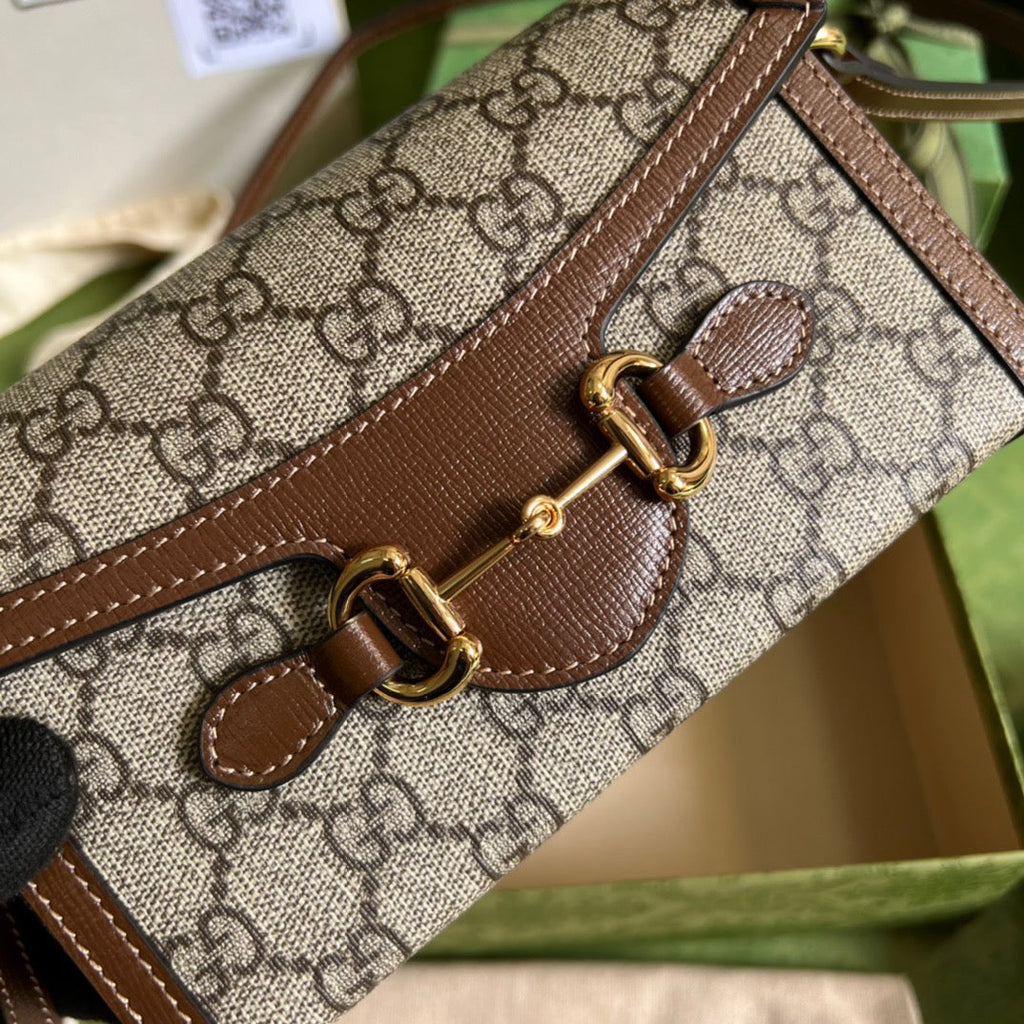 gg Horsebit 1955 Mini Bag Beige For Women, Women’s Bags 7.1in/18cm gg ‎‎‎699296 92TCG 8563