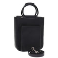 GUCCI Hand Bag Leather 2way Black 002 1118 0463 74592