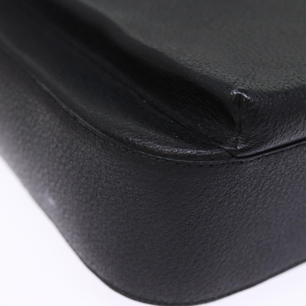 GUCCI Hand Bag Leather 2way Black 002 1118 0463 74592
