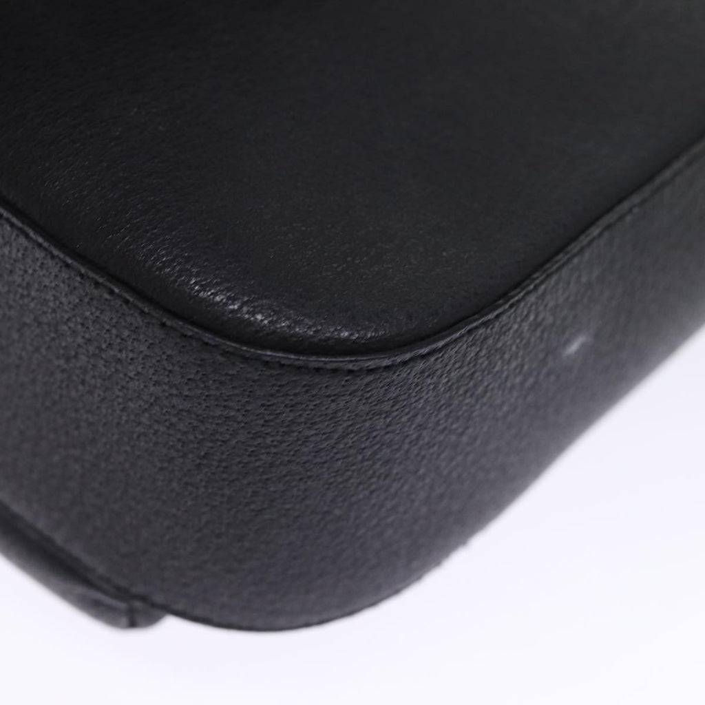 GUCCI Hand Bag Leather 2way Black 002 1118 0463 74592
