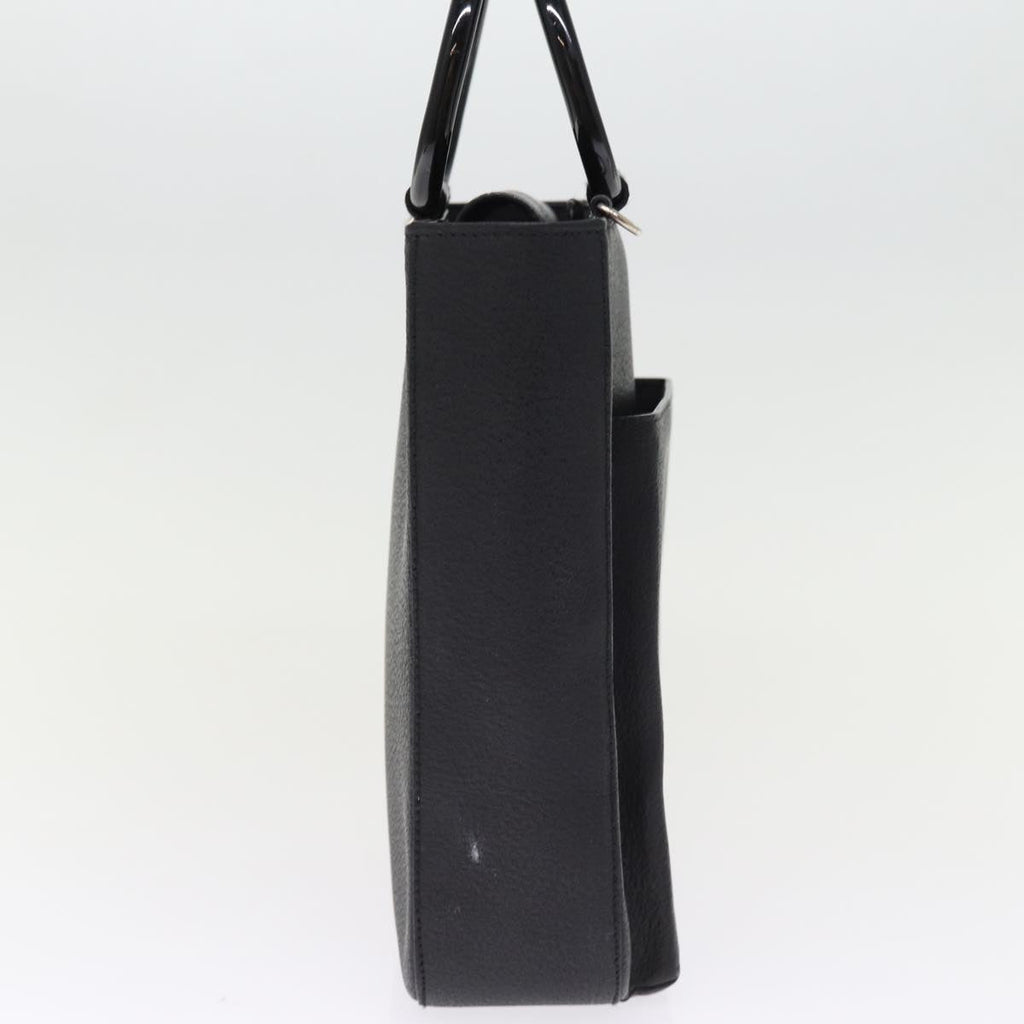 GUCCI Hand Bag Leather 2way Black 002 1118 0463 74592