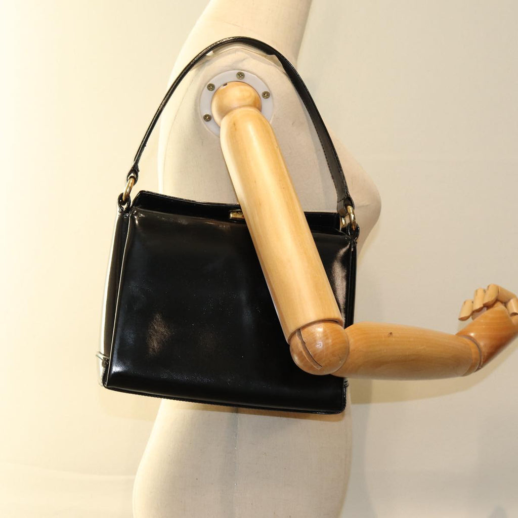 GUCCI Hand Bag Patent leather Black 000 110 0907 74593