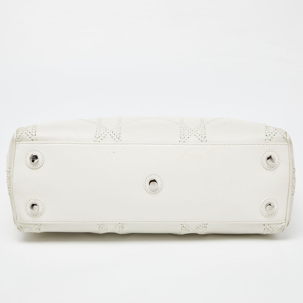 DiorCannage Leather Chri Chri Chain Tote