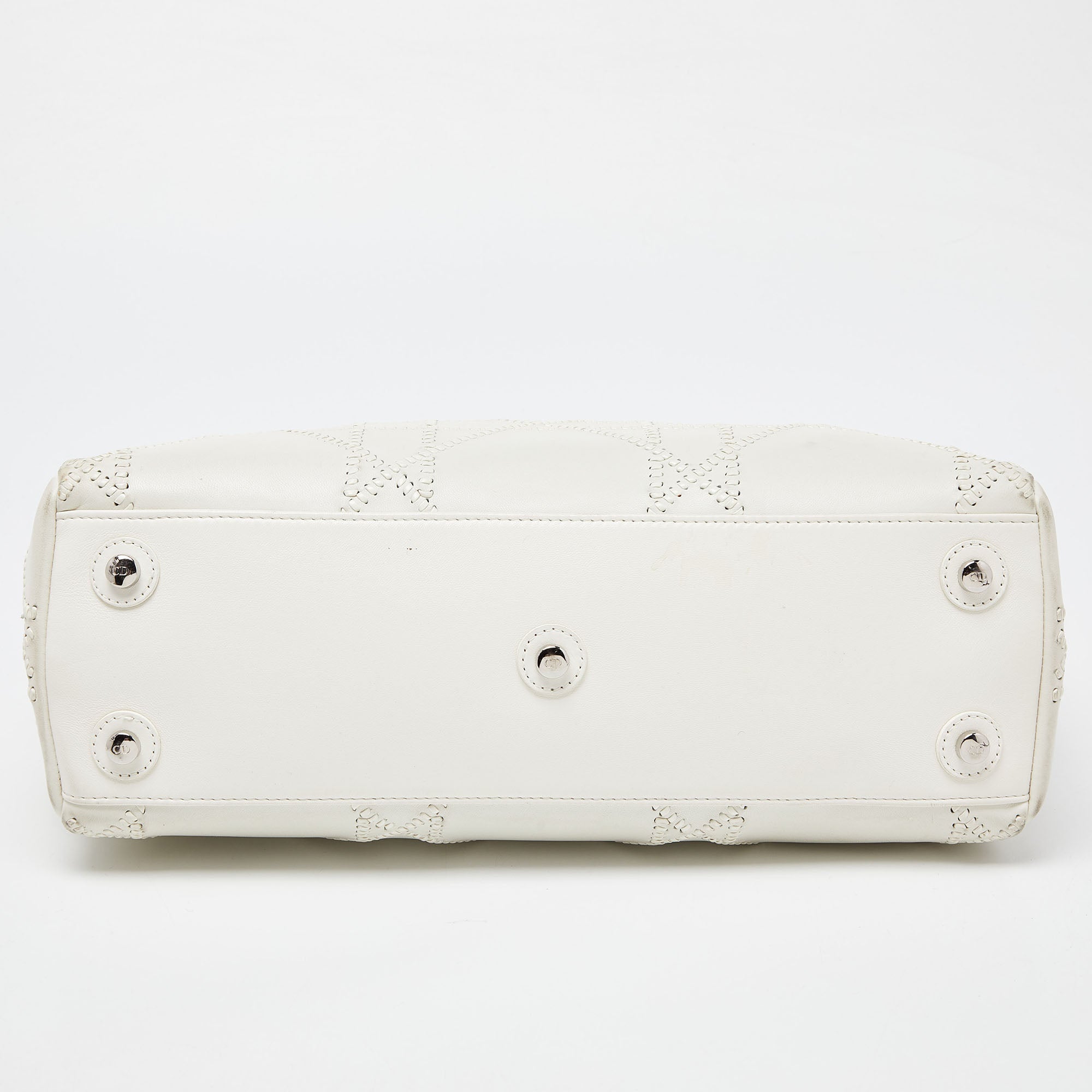 DiorCannage Leather Chri Chri Chain Tote