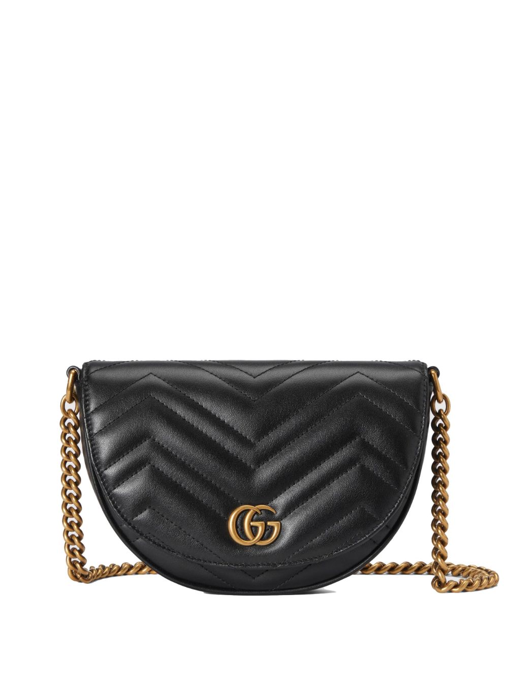 GUCCI Mini Matelassé Leather Chain Shoulder Handbag