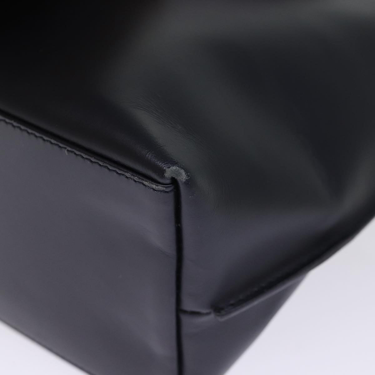 GUCCI Shoulder Bag Leather Navy 001 2058 3014 74646