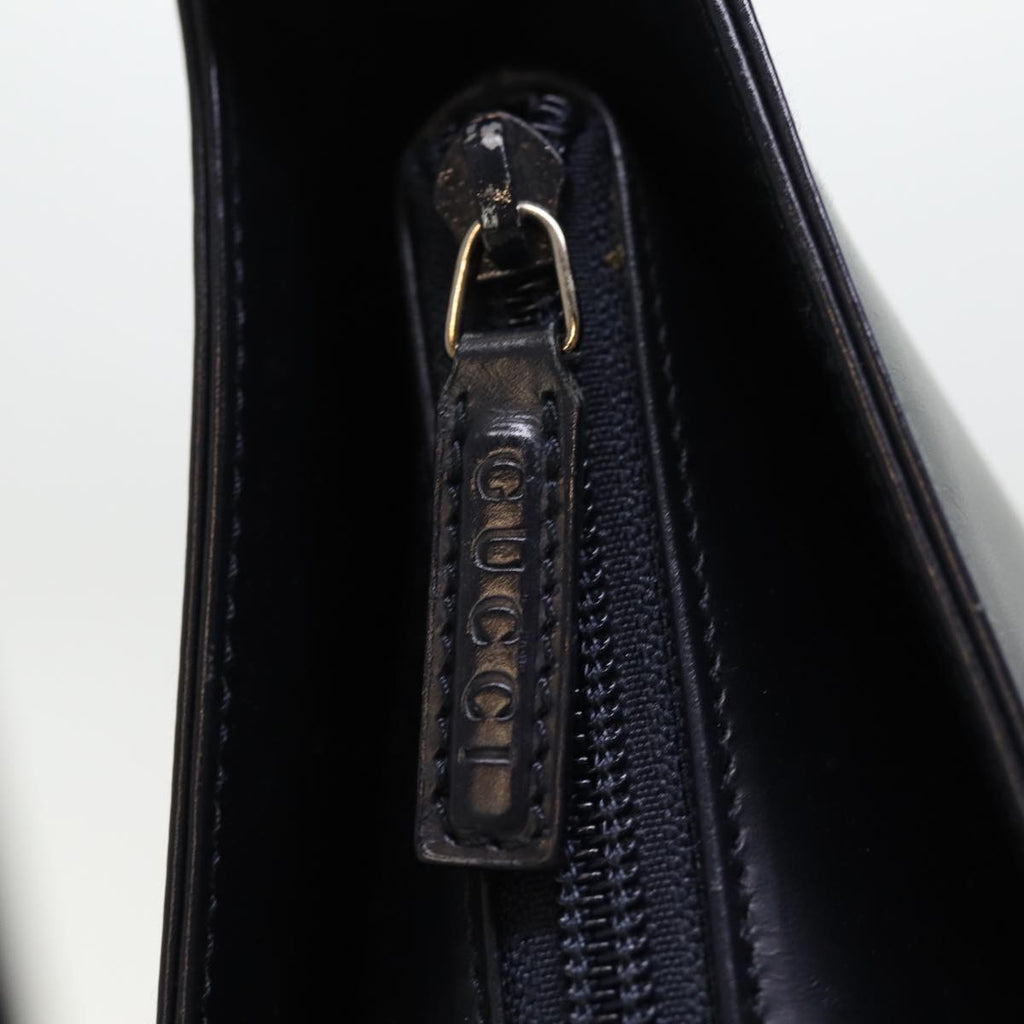 GUCCI Shoulder Bag Leather Navy 001 2058 3014 74646
