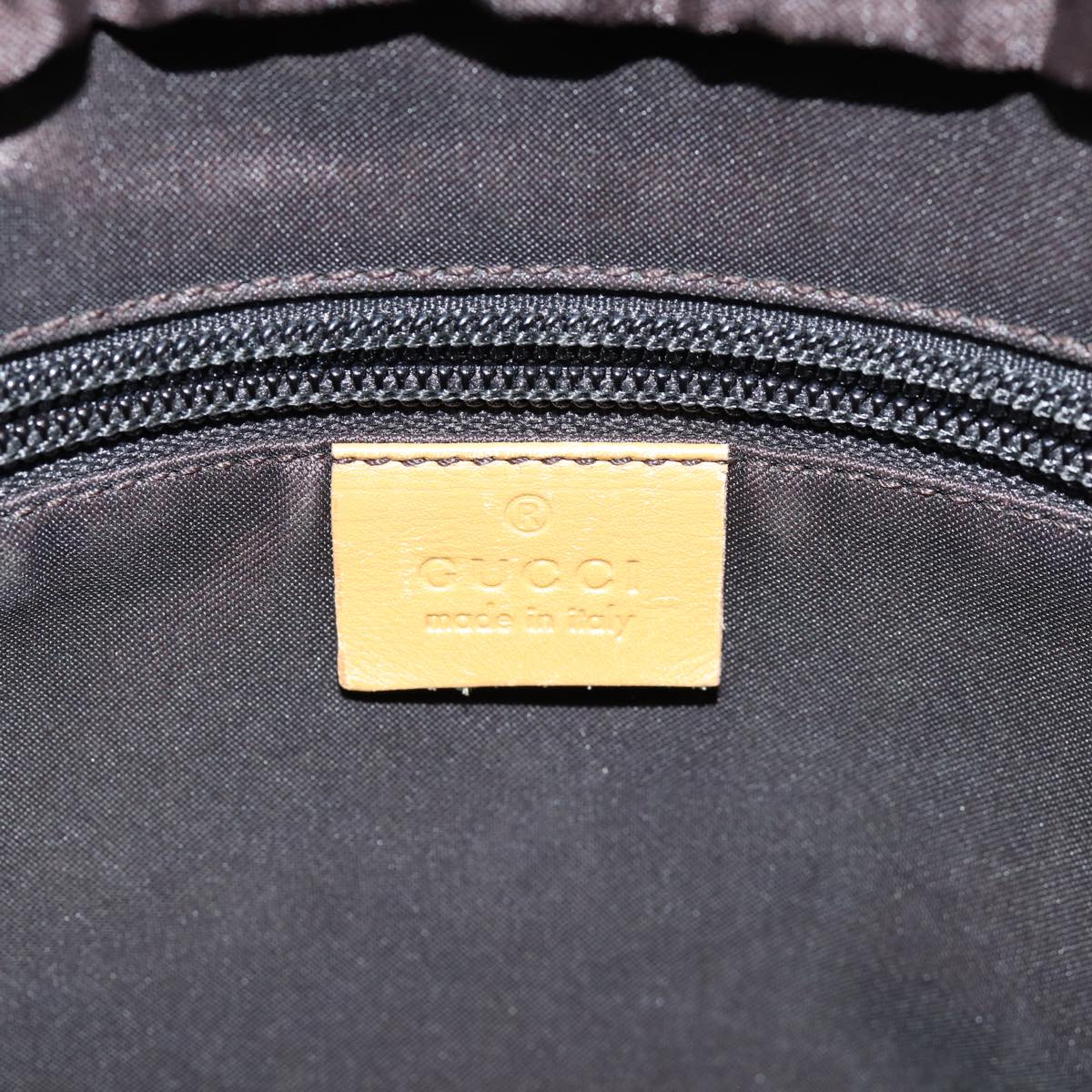 GUCCI GG Canvas Sherry Line Hand Bag Beige Red Brown 019 0402 1705 74648