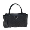 GUCCI GG Canvas Tote Bag Outlet Gray 341491 74649