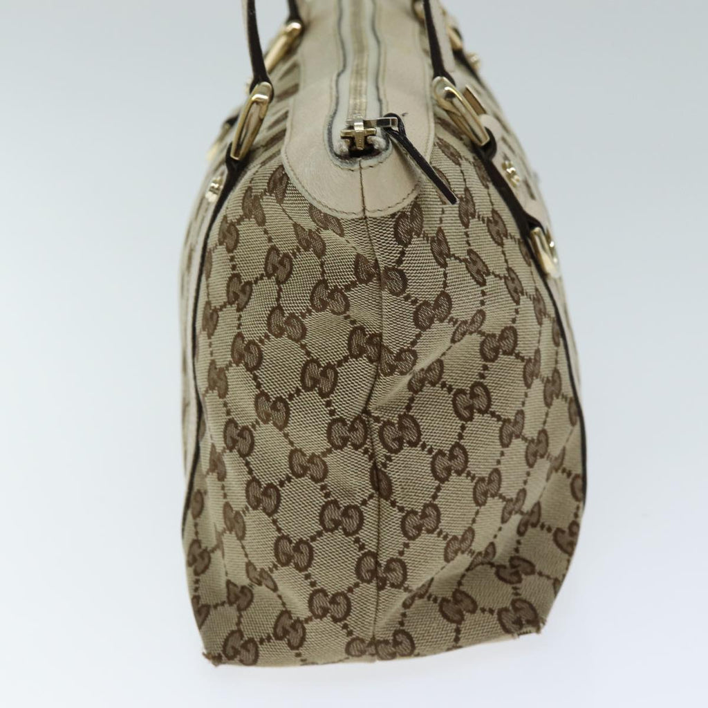 GUCCI GG Canvas Tote Bag Beige 141470 74651