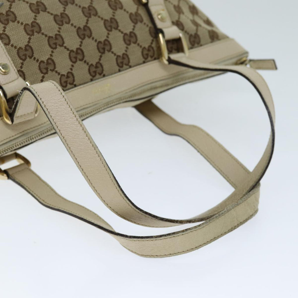 GUCCI GG Canvas Tote Bag Beige 141470 74651