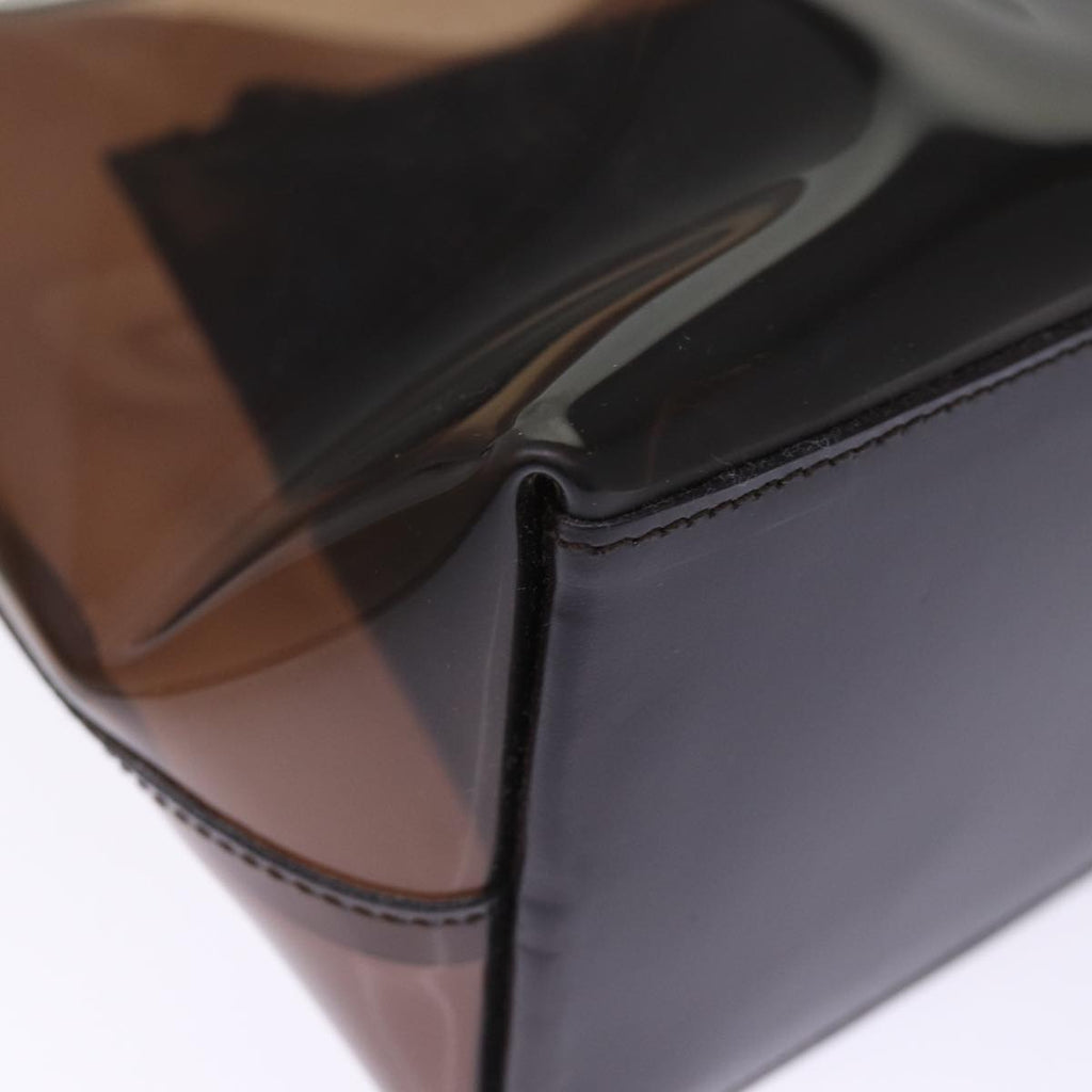 GUCCI Shoulder Bag Vinyl Brown 74653