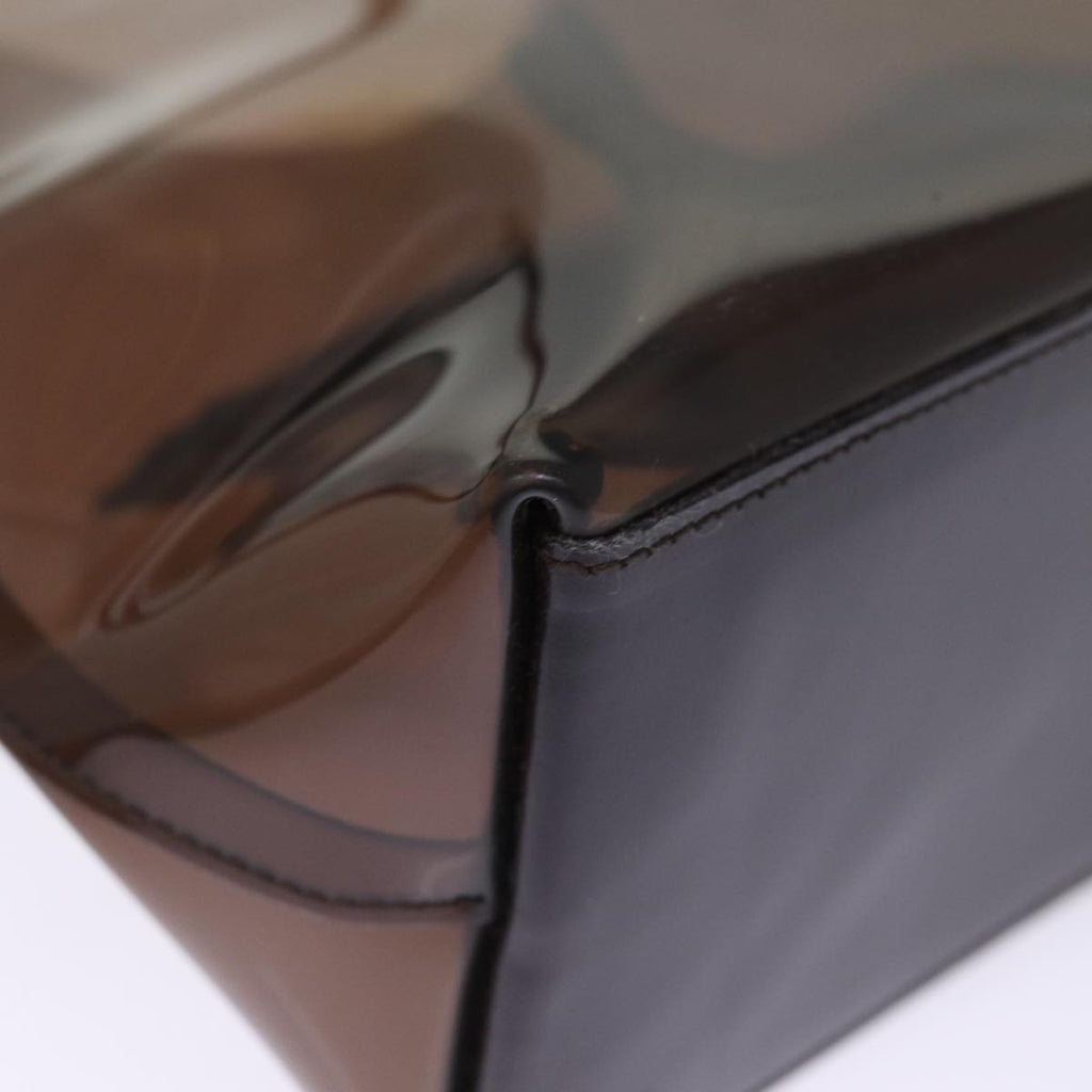 GUCCI Shoulder Bag Vinyl Brown 74653