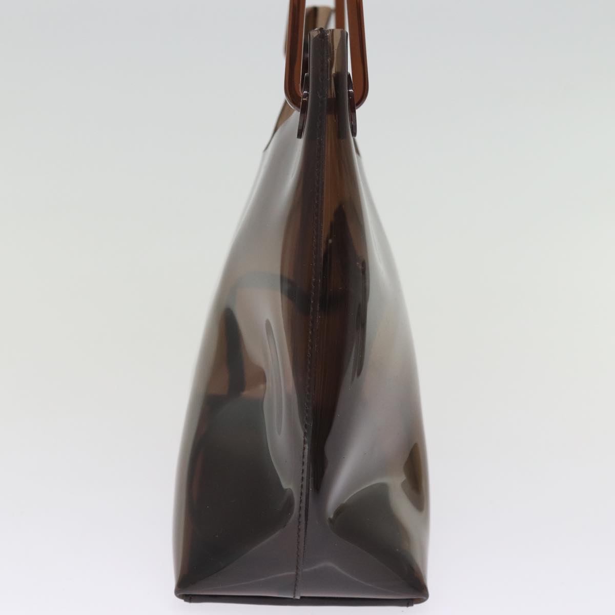 GUCCI Shoulder Bag Vinyl Brown 74653