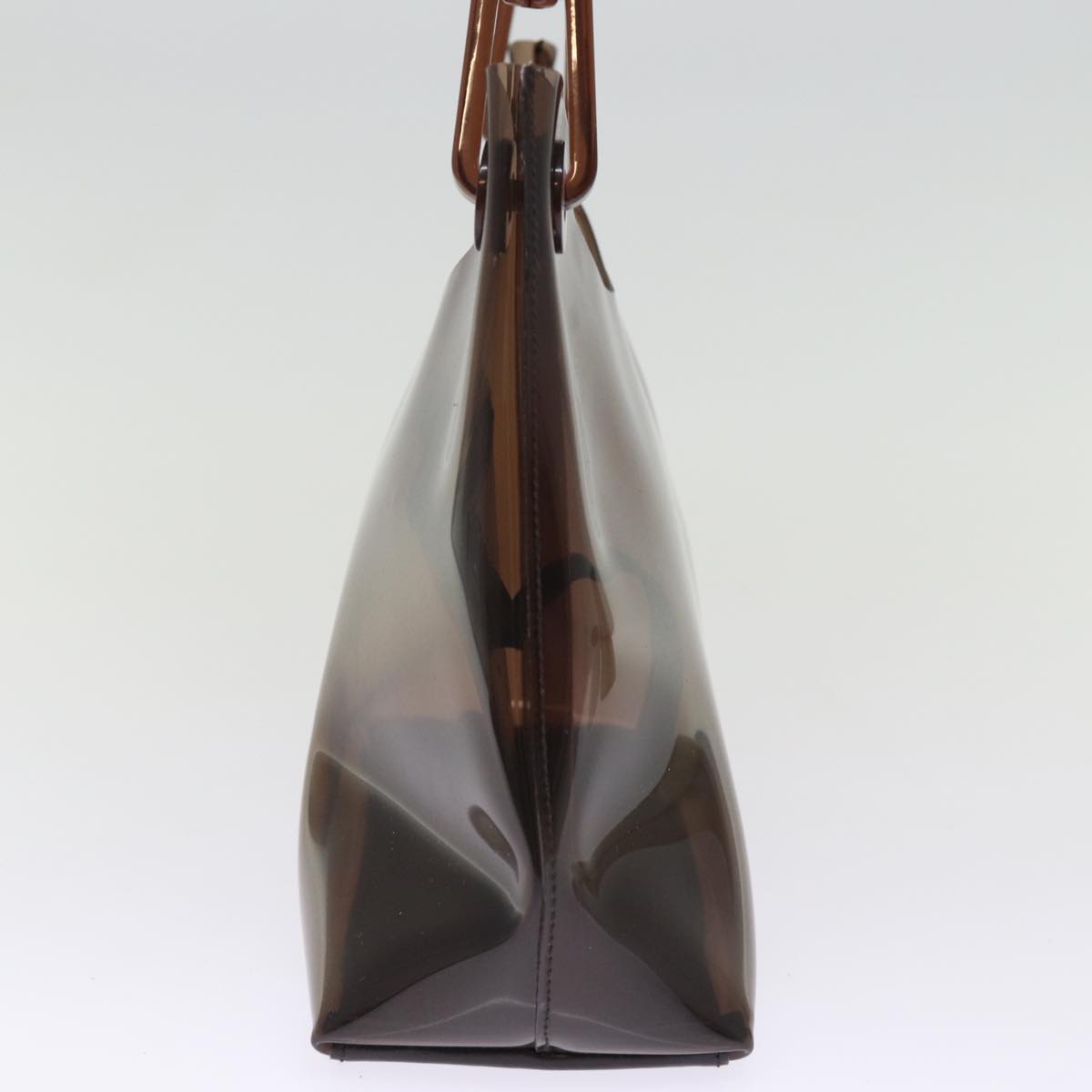 GUCCI Shoulder Bag Vinyl Brown 74653