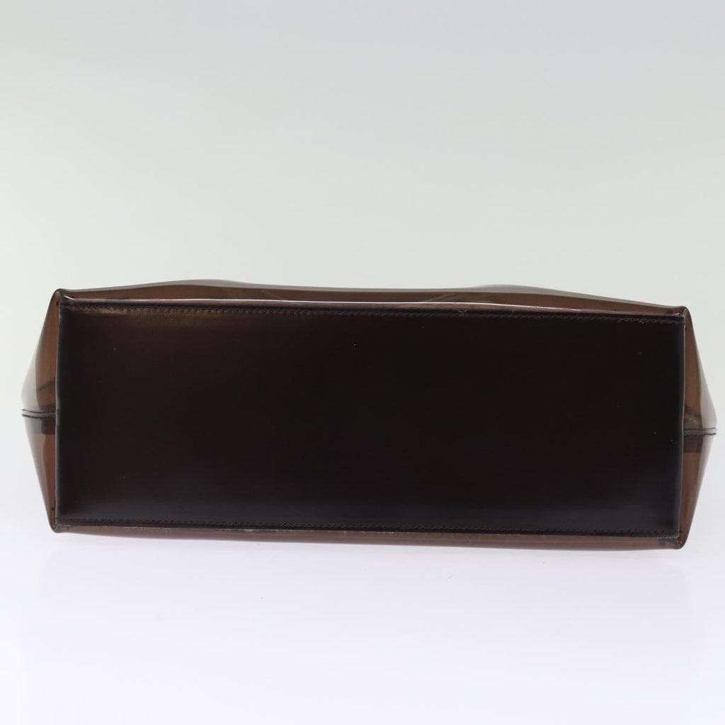 GUCCI Shoulder Bag Vinyl Brown 74653