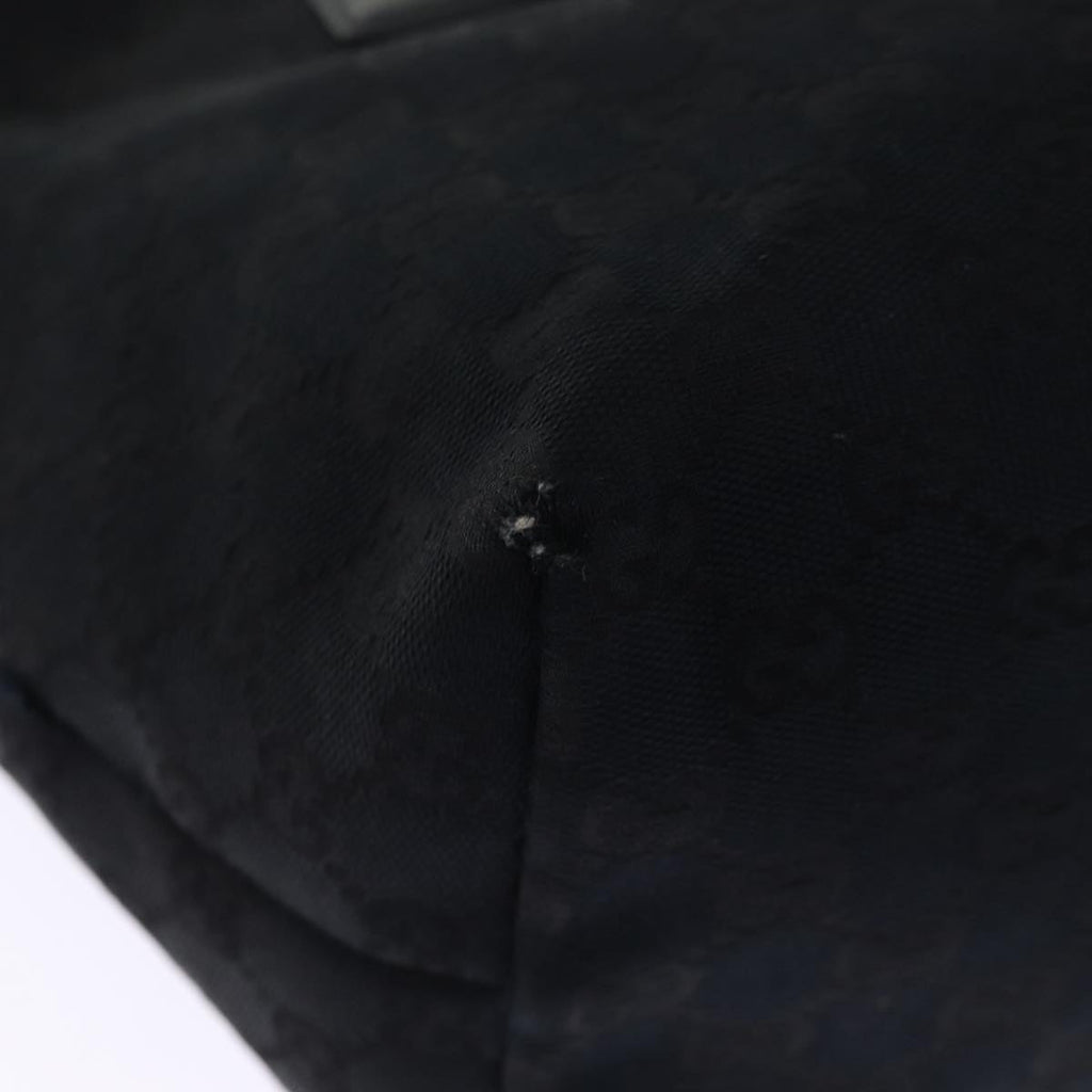 GUCCI GG Canvas Tote Bag Black 211976 74655