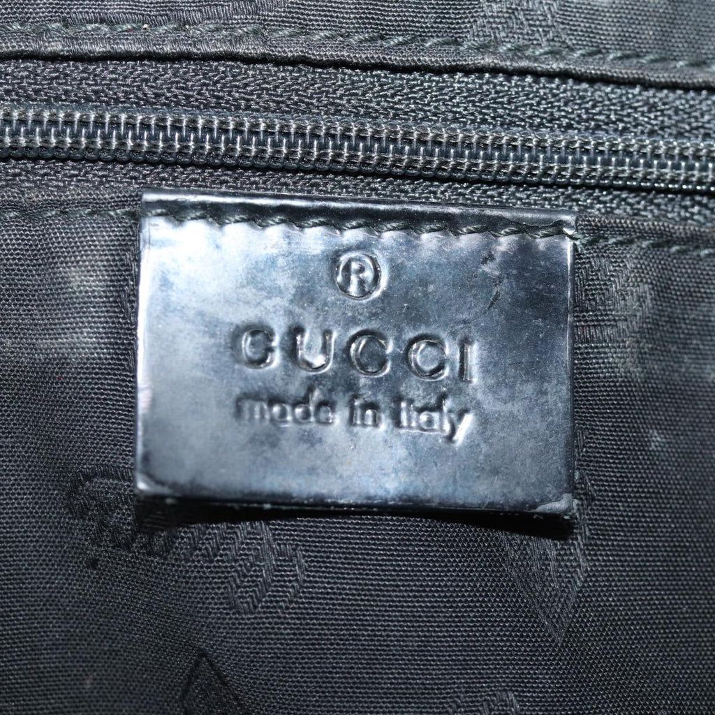 GUCCI GG Canvas Tote Bag Black 211976 74655