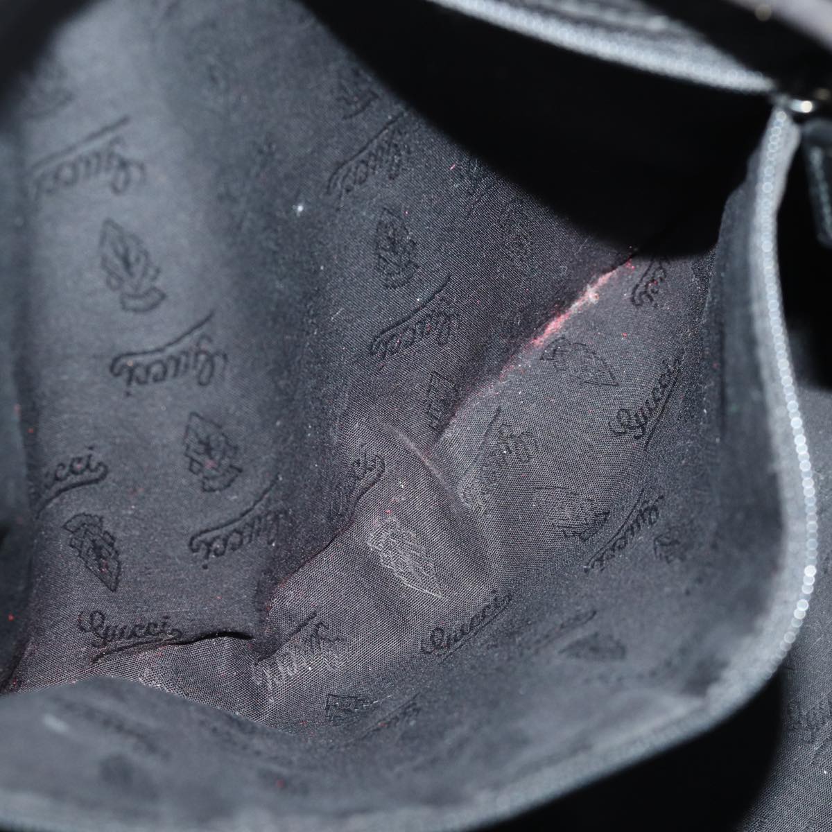 GUCCI GG Canvas Tote Bag Black 211976 74655
