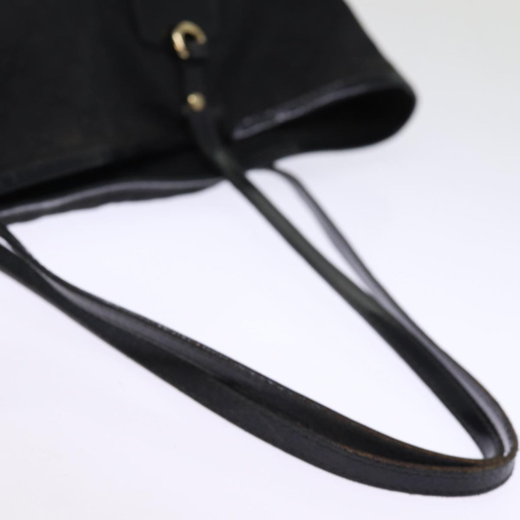 GUCCI GG Canvas Tote Bag Black 211976 74655