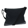 GUCCI GG Canvas Shoulder Bag Black 145856 74657