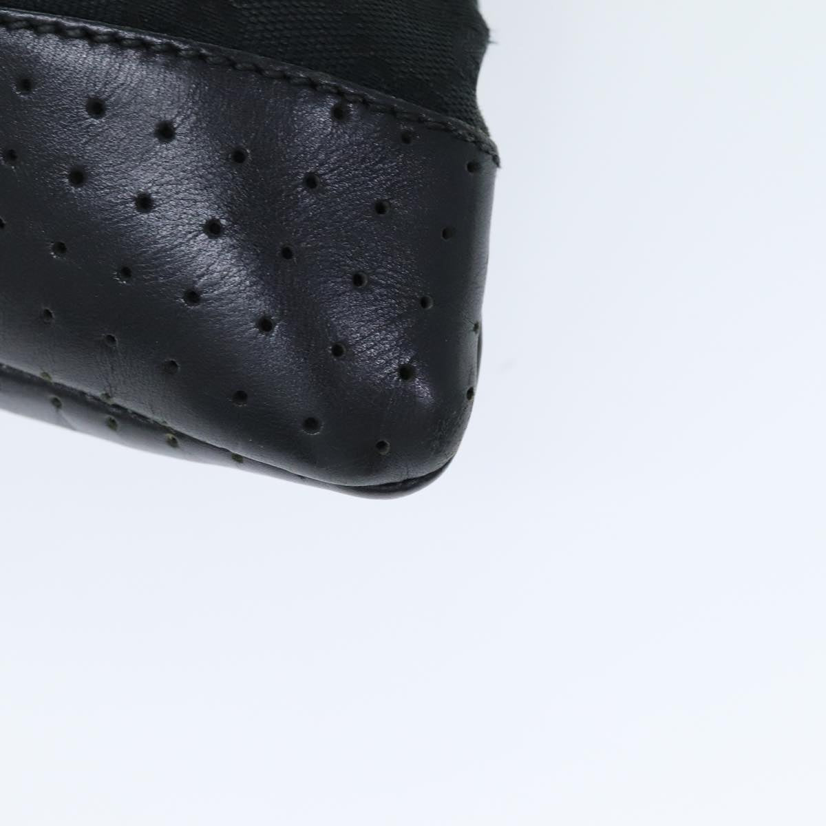 GUCCI GG Canvas Shoulder Bag Black 145856 74657