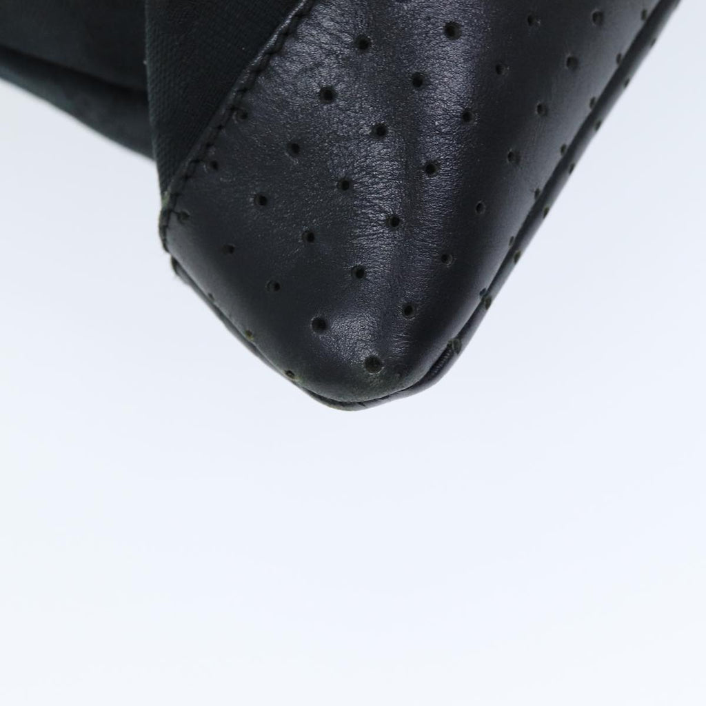 GUCCI GG Canvas Shoulder Bag Black 145856 74657