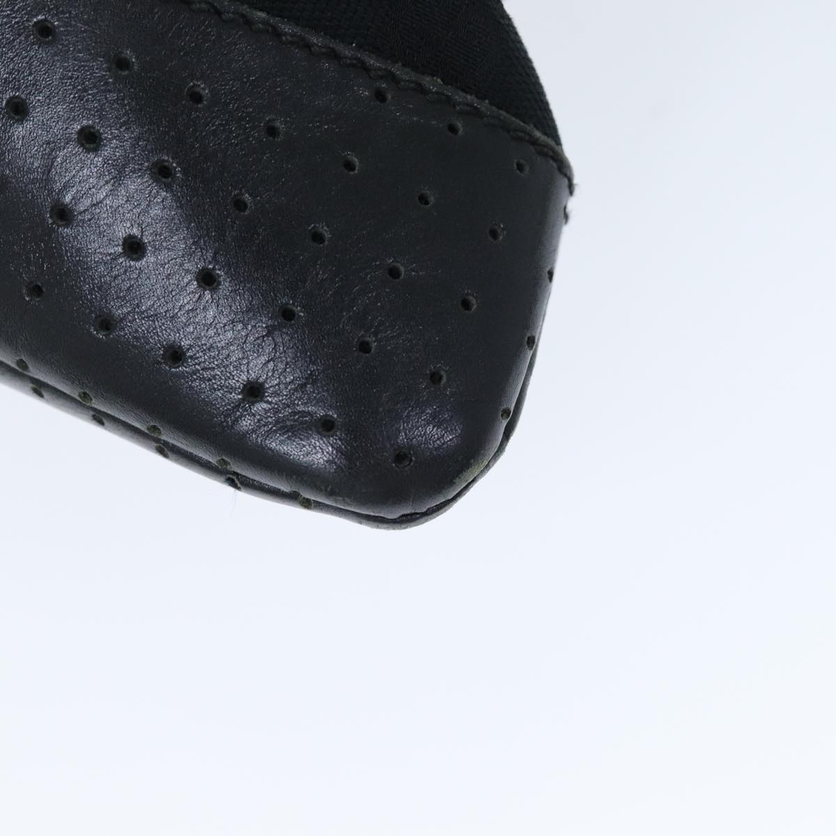 GUCCI GG Canvas Shoulder Bag Black 145856 74657