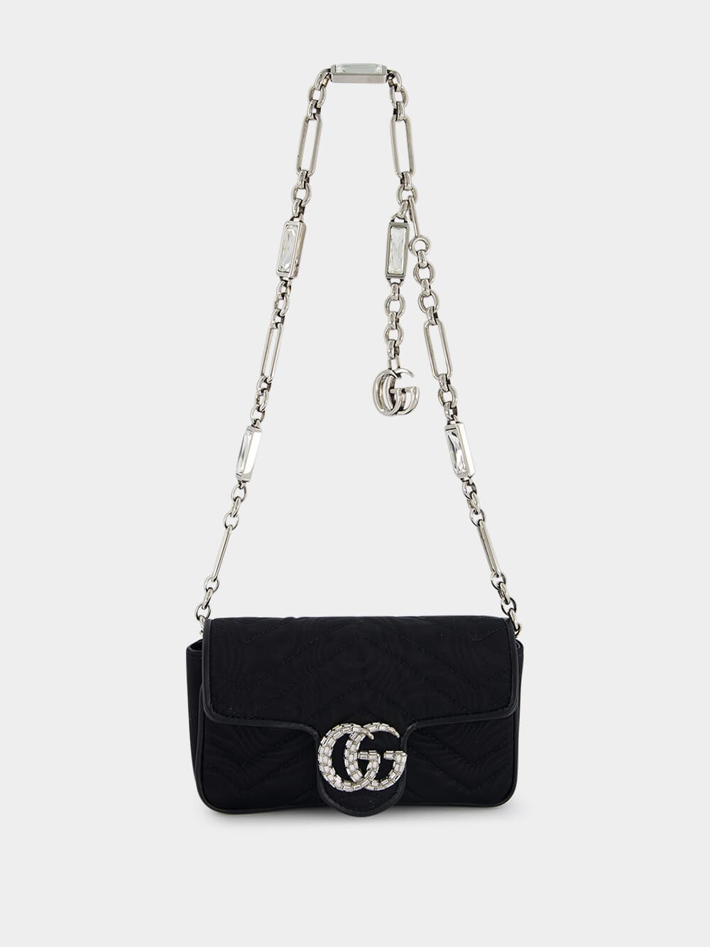GG Marmont Crystal-Embellished Belt Bag
