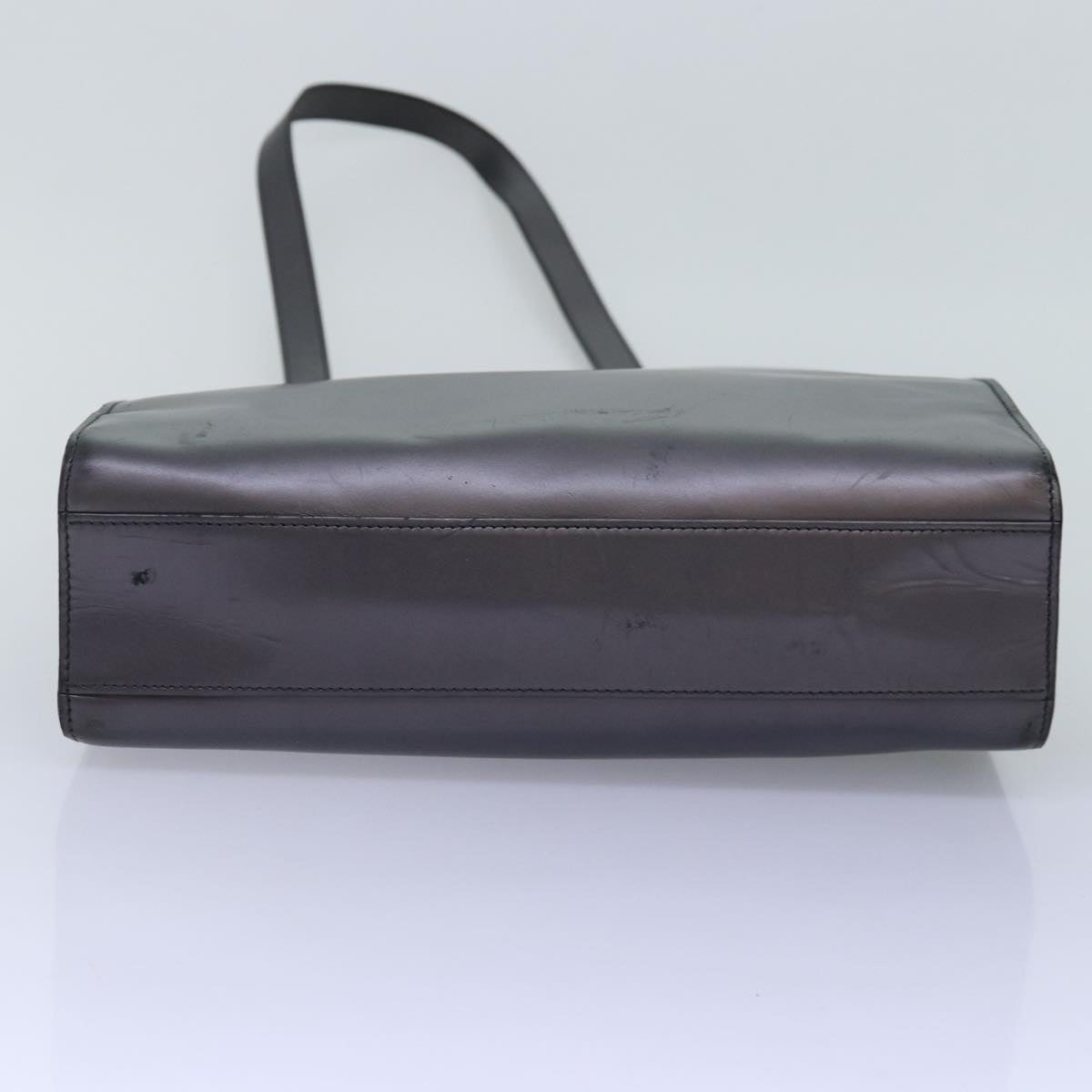 GUCCI Hand Bag Leather 2way Silver 001 2058 1853 6 74662