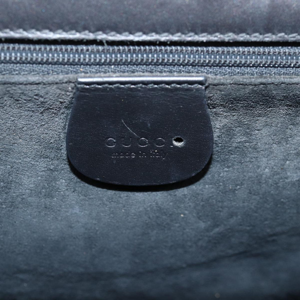 GUCCI Hand Bag Leather 2way Silver 001 2058 1853 6 74662