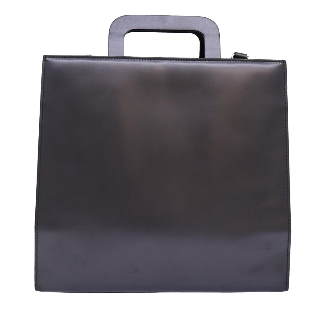 GUCCI Hand Bag Leather 2way Silver 001 2058 1853 6 74662