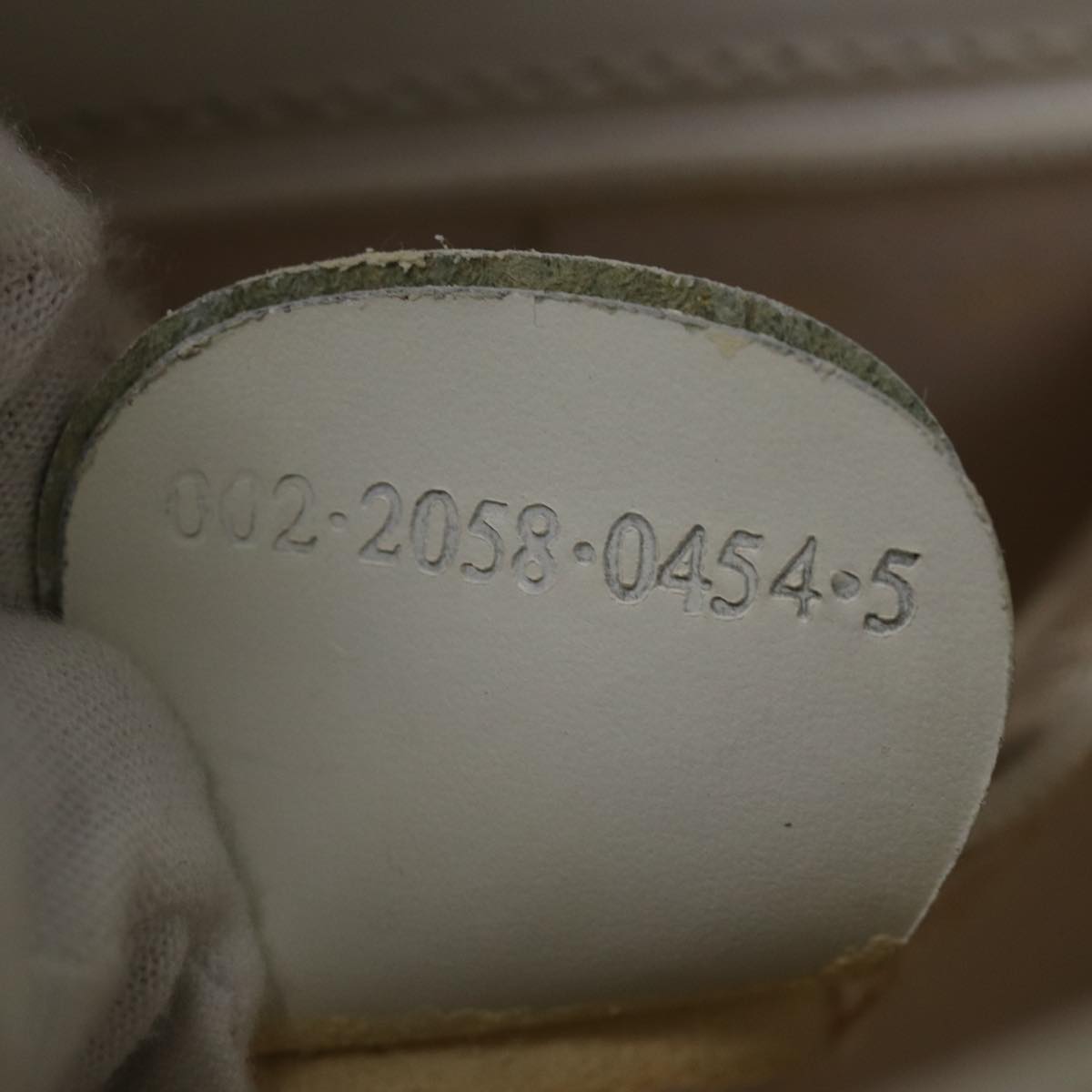 GUCCI Hand Bag Vinyl White 002 2058 0454 5 74663