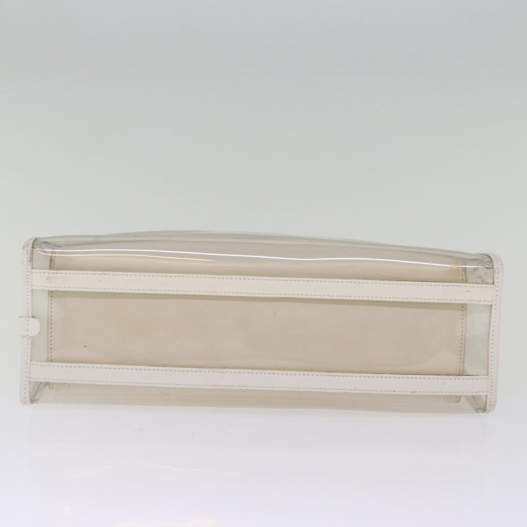 GUCCI Hand Bag Vinyl White 002 2058 0454 5 74663