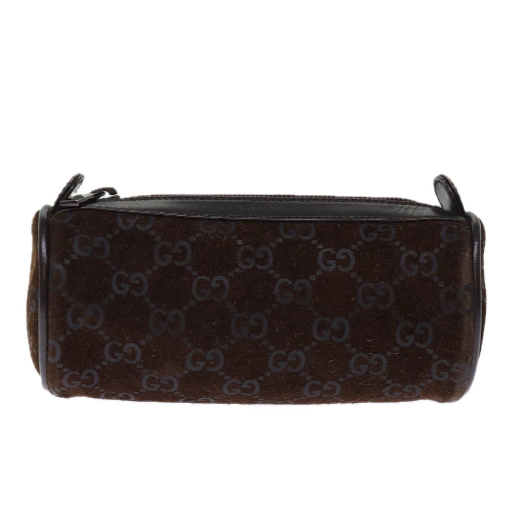 GUCCI GG Canvas Pouch Brown 039 1669 74687
