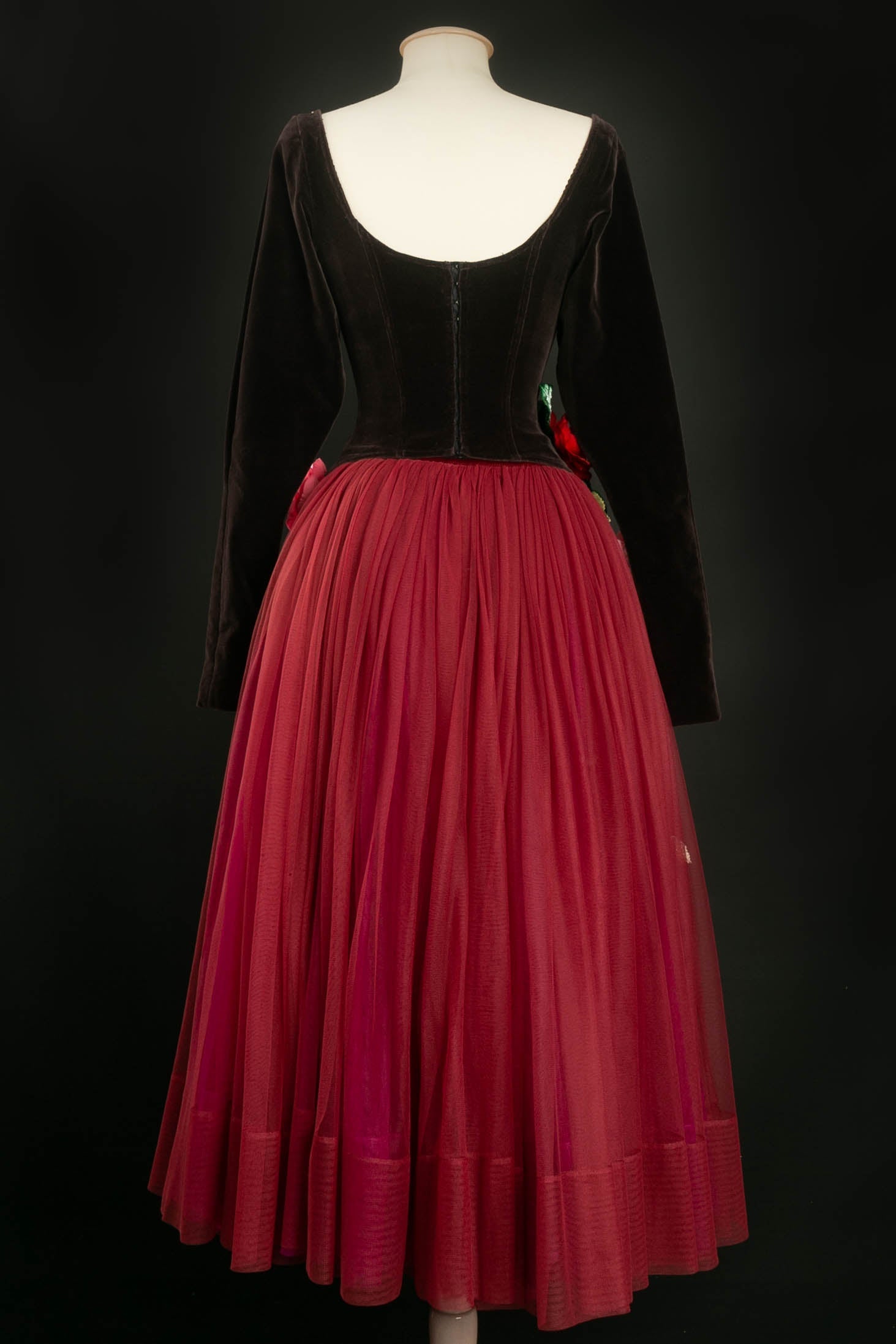 Ensemble en tulle et velours Chantal Thomass