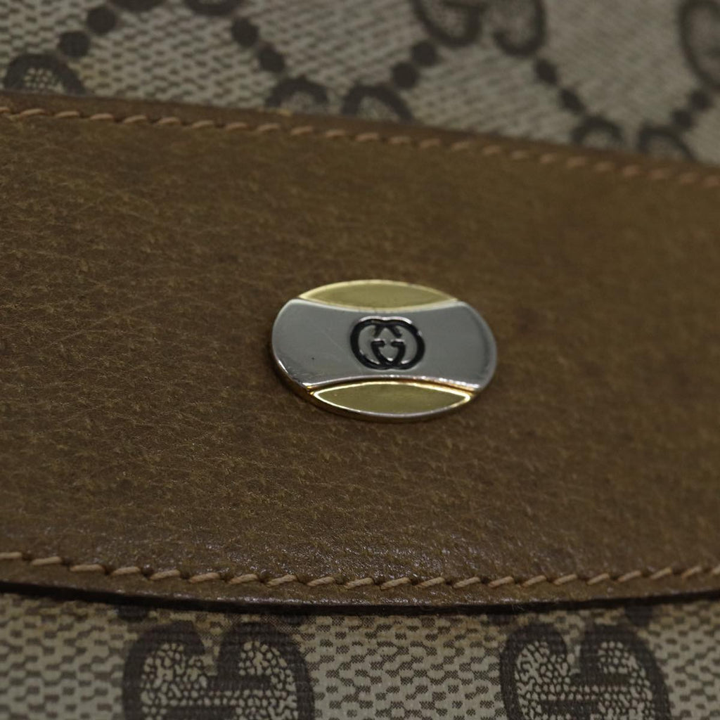 GUCCI GG Supreme Tote Bag PVC Beige 74733