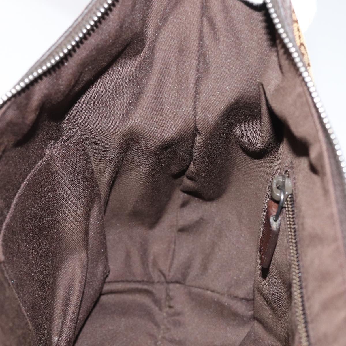 GUCCI GG Canvas Shoulder Bag Beige 181092 74781