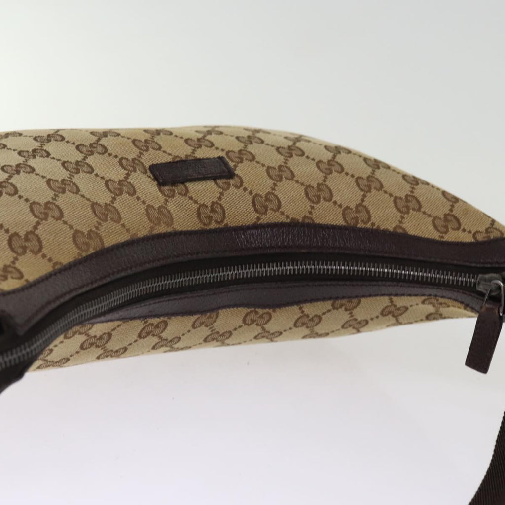 GUCCI GG Canvas Shoulder Bag Beige 181092 74781
