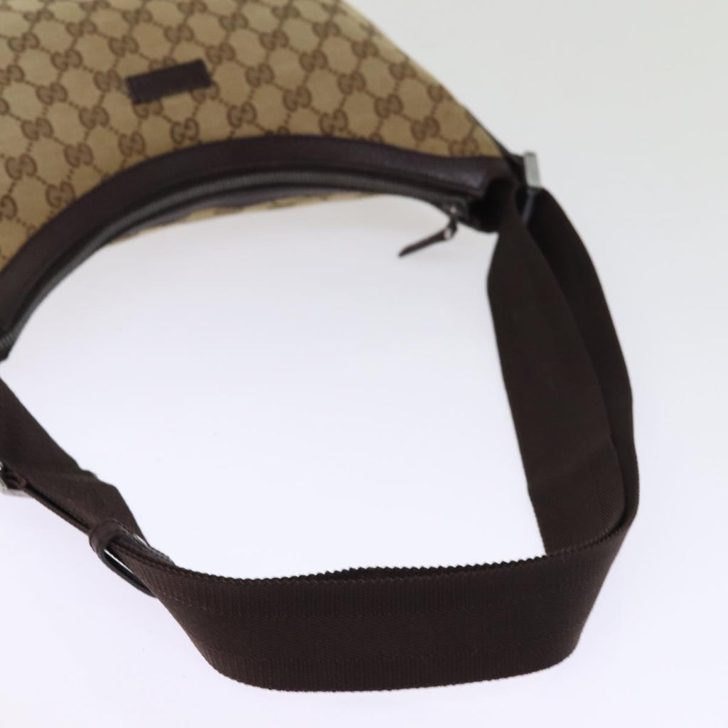 GUCCI GG Canvas Shoulder Bag Beige 181092 74781