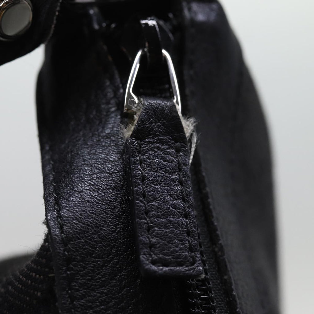 GUCCI GG Canvas Shoulder Bag Outlet Black 293581 74784