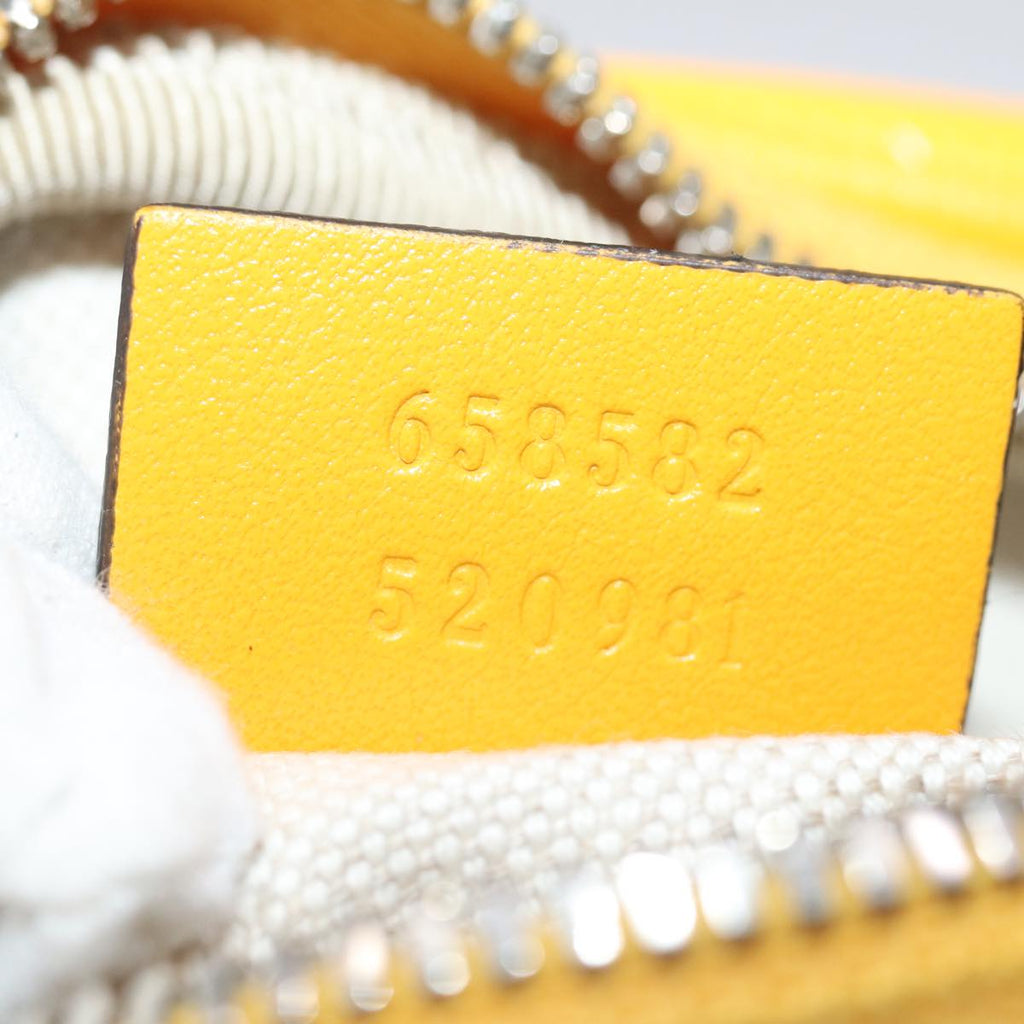 GUCCI GG Emboss Body Bag Yellow 658582 74794
