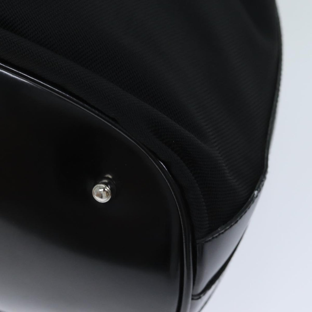 GUCCI Bamboo Hand Bag Nylon 2way Black 001 2684 1657 74809