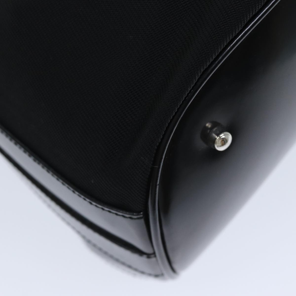 GUCCI Bamboo Hand Bag Nylon 2way Black 001 2684 1657 74809
