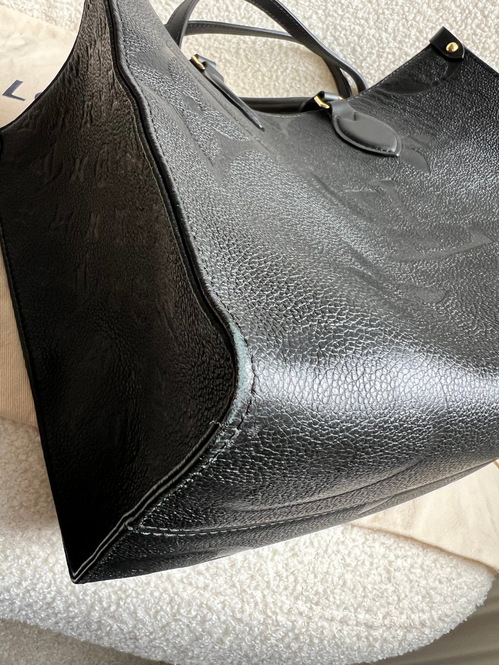 Louis Vuitton On the Go MM Black Empreinte (RRP £2,250)