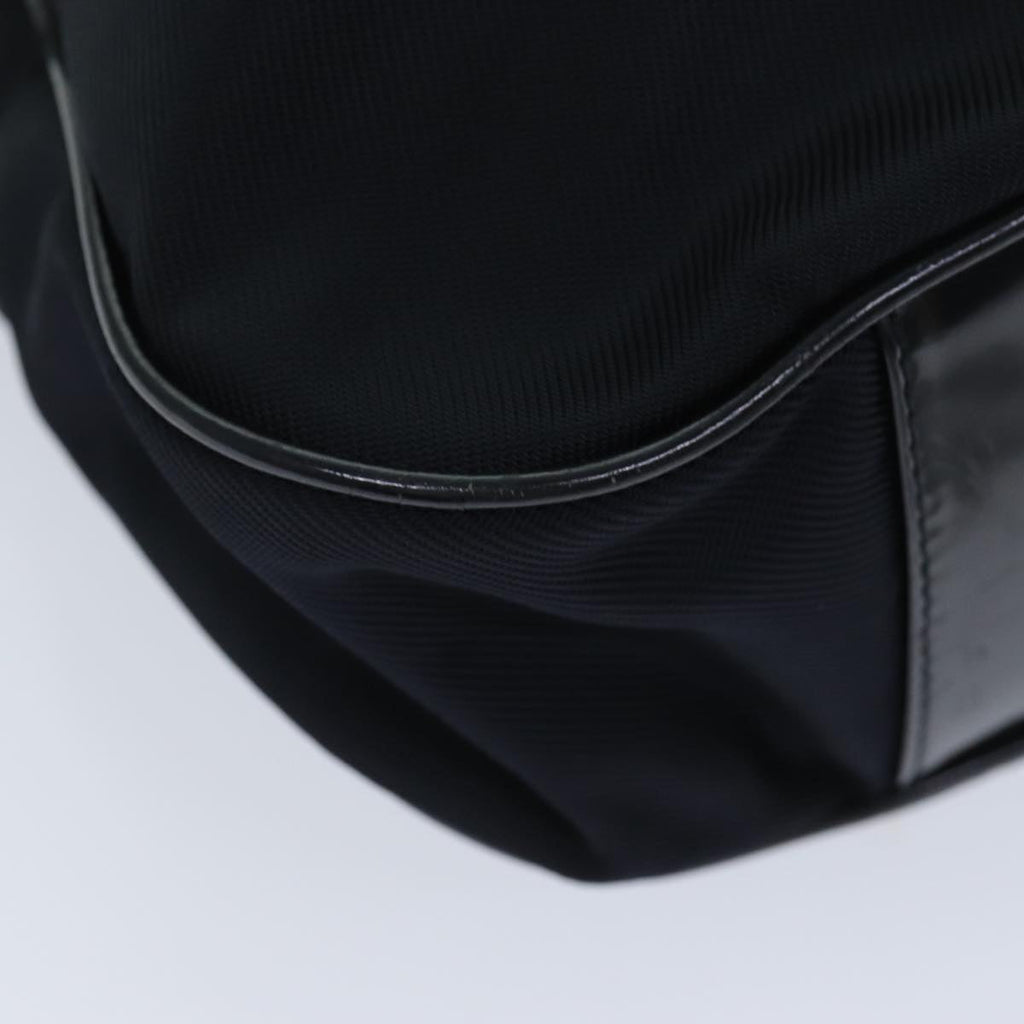GUCCI Bamboo Hand Bag Nylon Black 001 2113 1577 74834