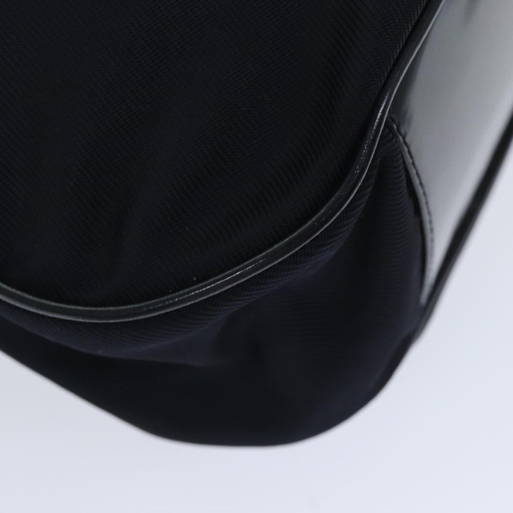GUCCI Bamboo Hand Bag Nylon Black 001 2113 1577 74834