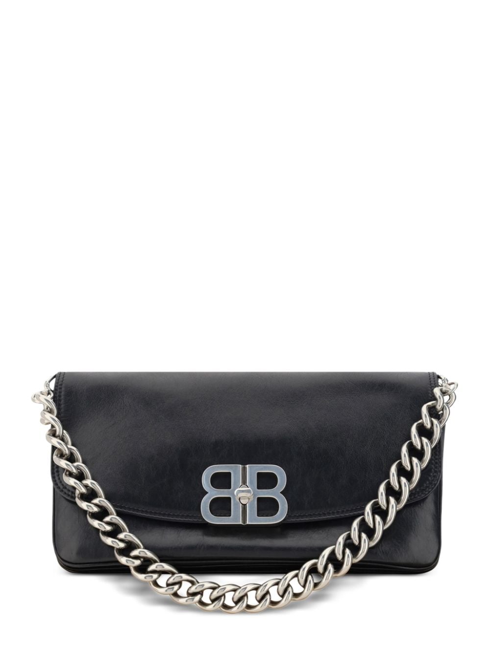 CALF LEATHER SMOOTH GRAIN ACCORDION DESIGN HANDBAG