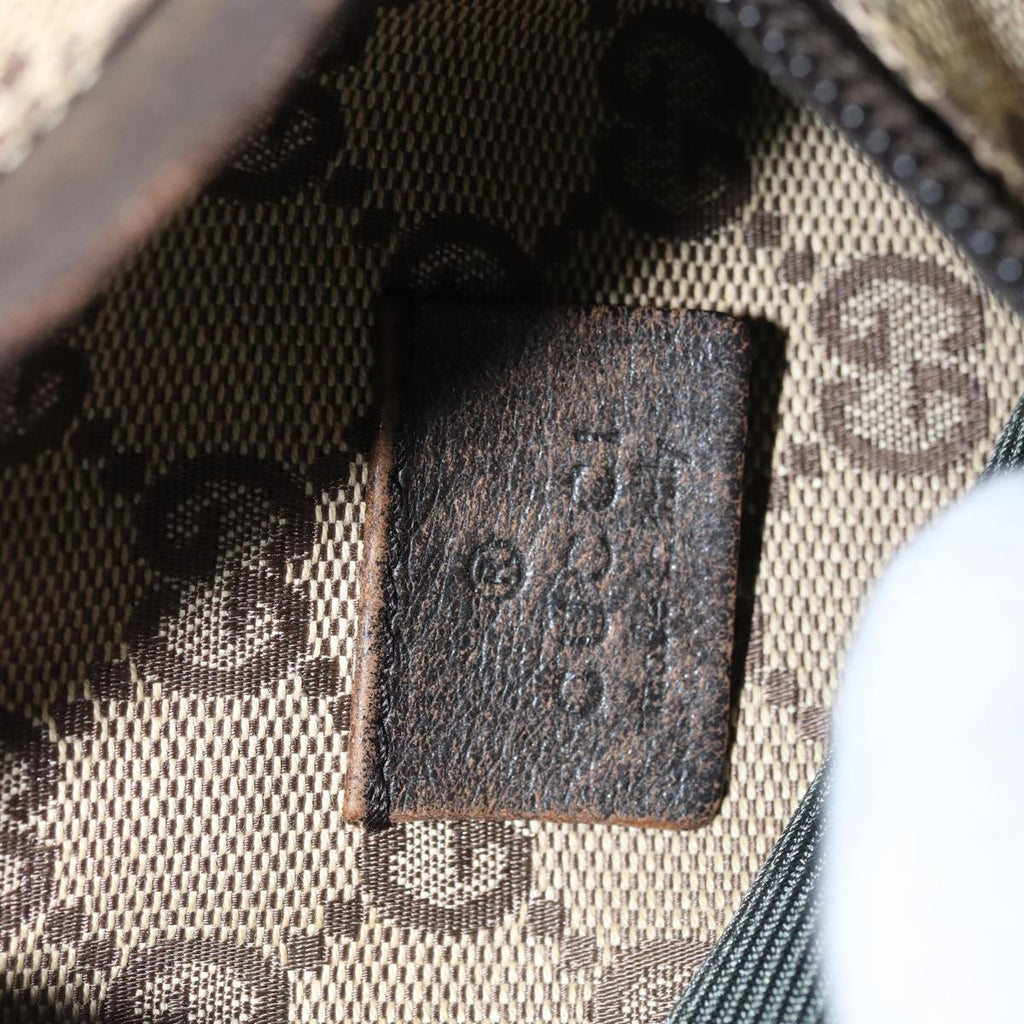 GUCCI GG Canvas Body Bag Beige 28566 74874